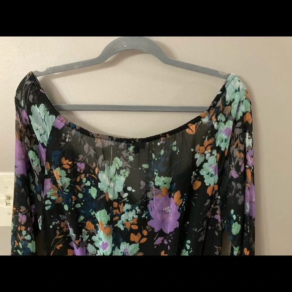 Jessica Simpson Low Waist Floral Dress M - Picture 9 of 14